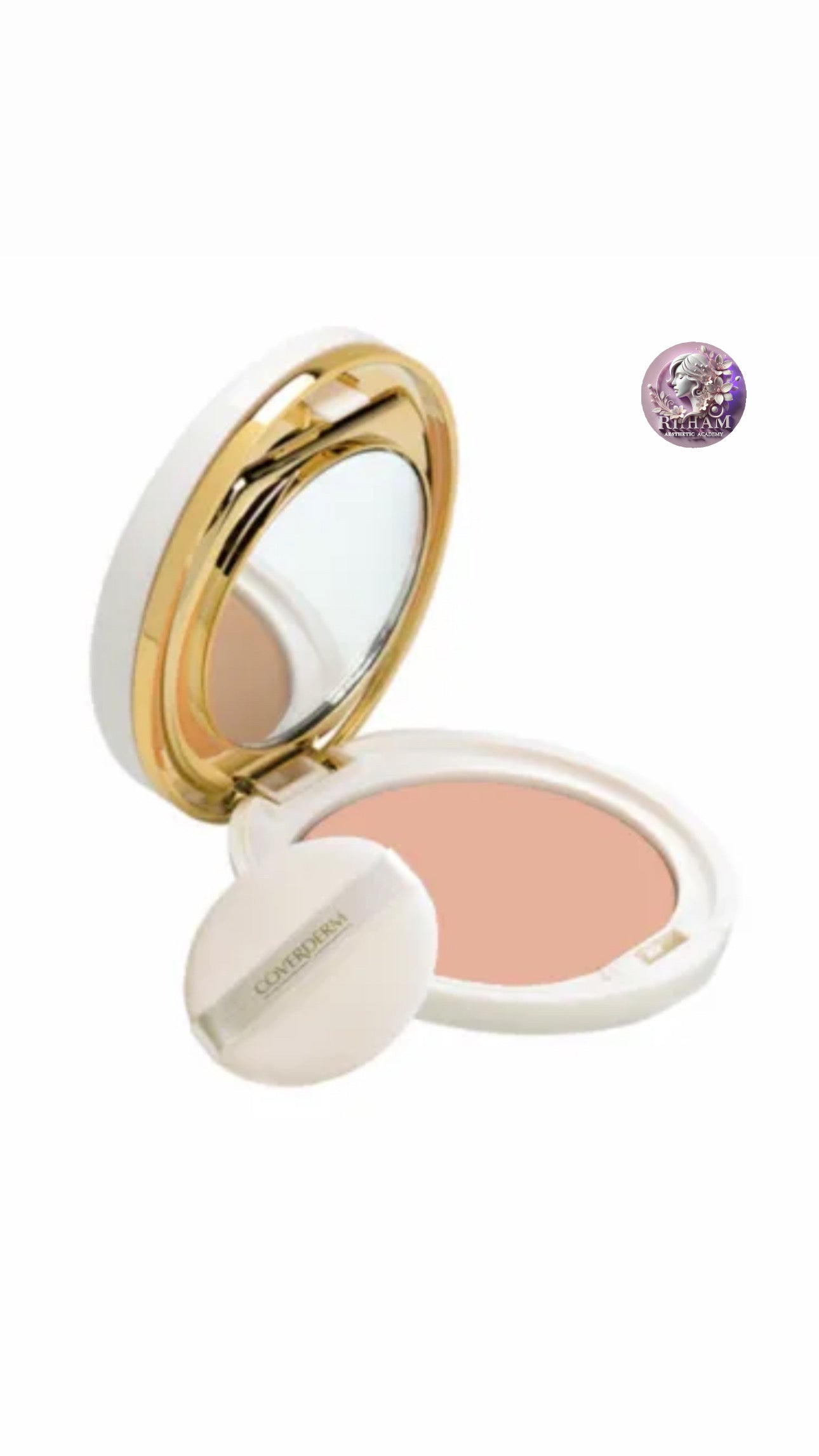 Coverderm Luminous Compact Powder Nr. 1 – Porcelain (10g)
