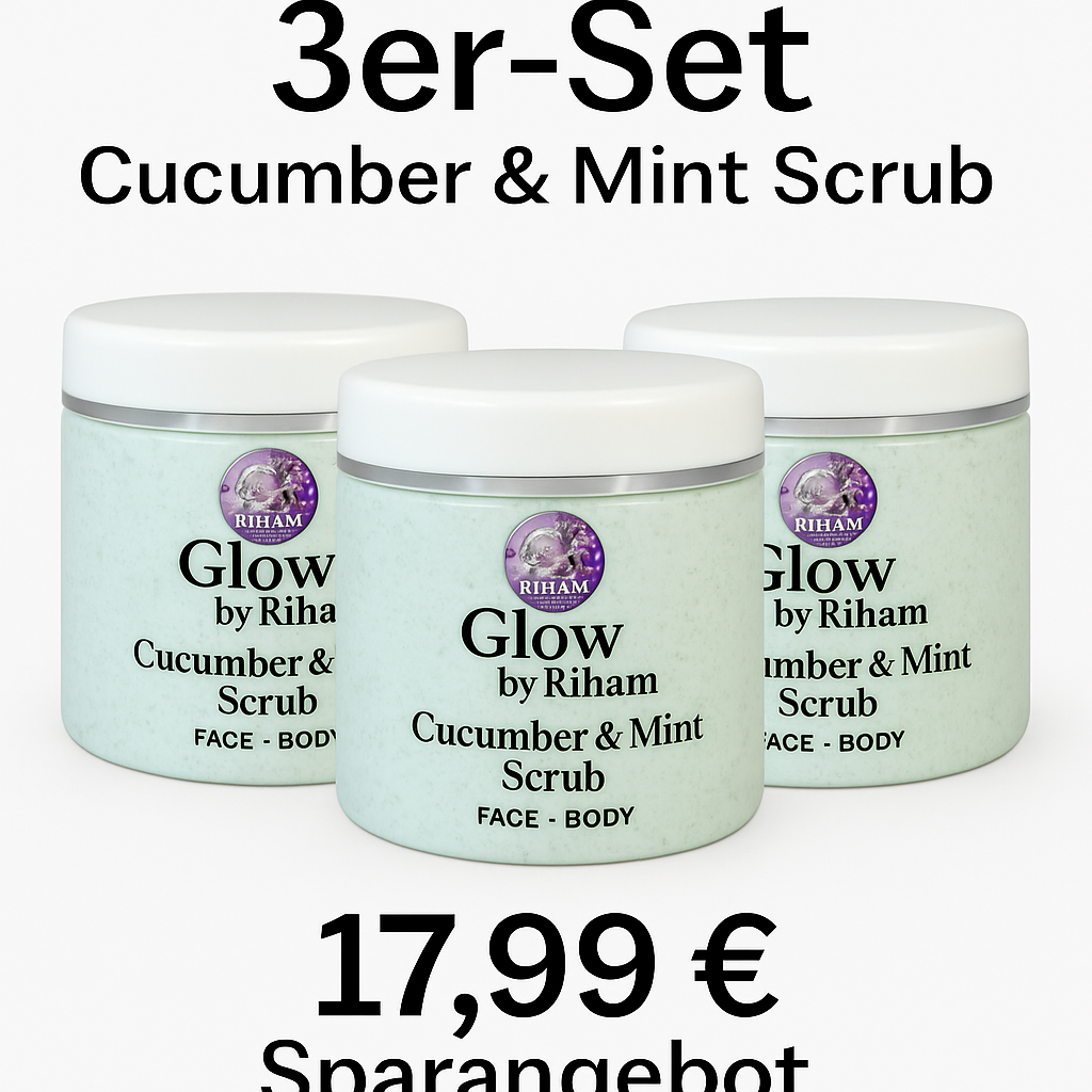 Cucumber & Mint Scrub (3er-Set )