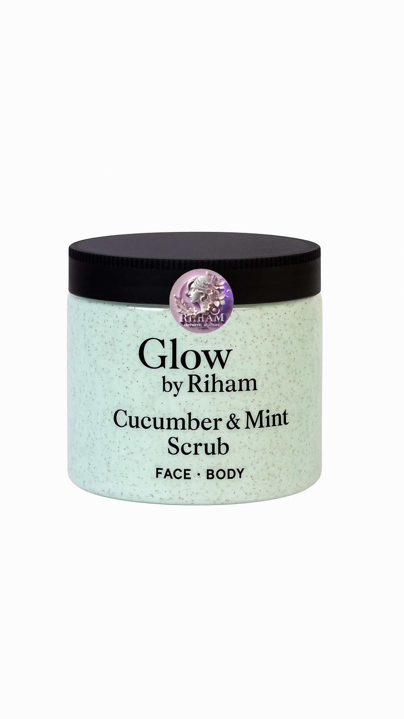 Cucumber & Mint Scrub (Face & Body)- Glow by Riham