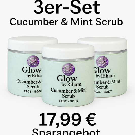 Cucumber & Mint Scrub (3er-Set )